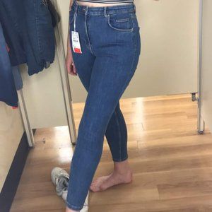 Zara High Waisted Ankle Jeggings, size 10
